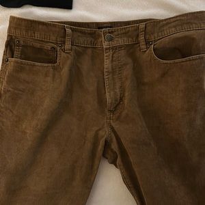 J crew corduroy pants 35wx32
